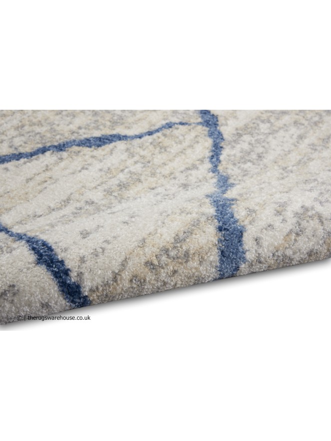 Riverflow Ivory Blue Rug - 4