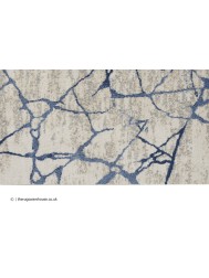 Riverflow Ivory Blue Rug - Thumbnail - 5