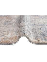 Luzon Abstract Blue Taupe Rug - Thumbnail - 4