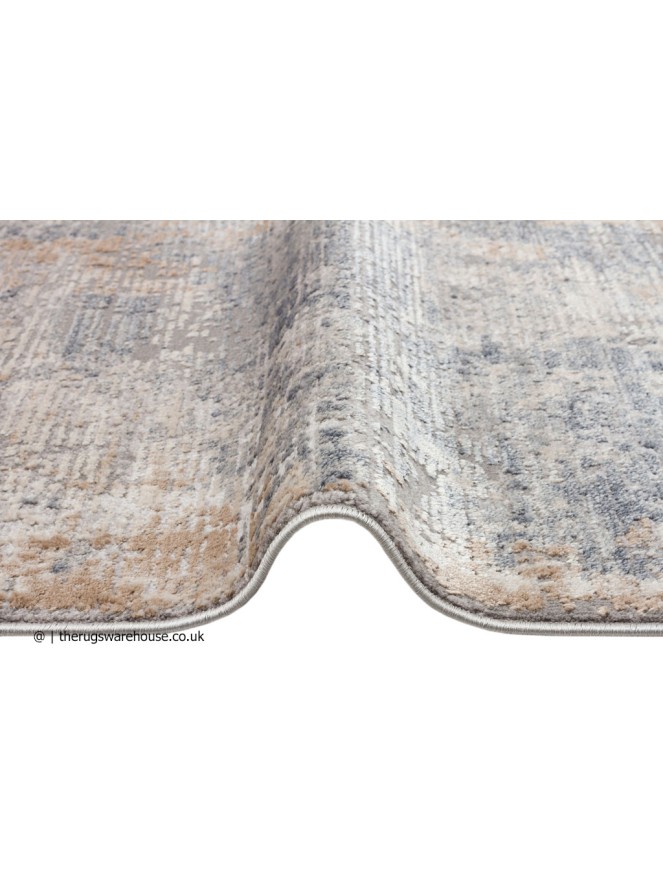 Luzon Abstract Blue Taupe Rug - 4