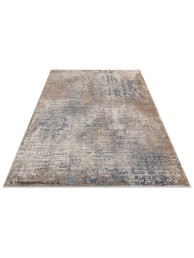 Luzon Abstract Blue Taupe Rug - Thumbnail - 6