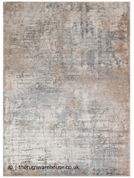 Luzon Abstract Blue Taupe Rug - Thumbnail - 7