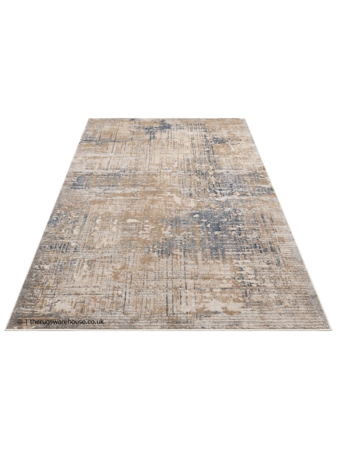 Luzon Distressed Taupe Mix Rug - 6