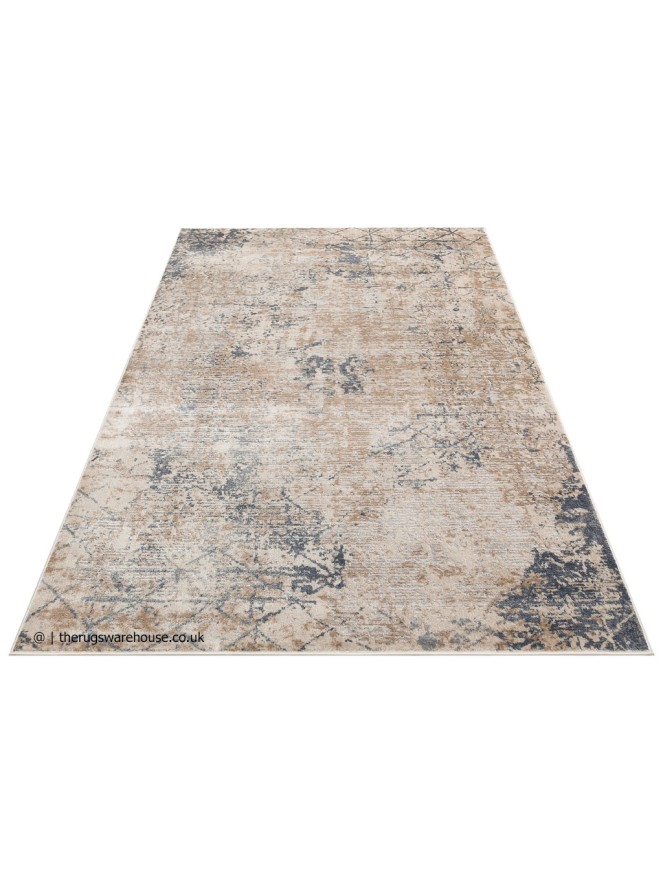 Luzon Distressed Ivory Mix Rug - 6