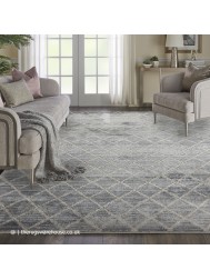 Luzon Geo Blue Rug - Thumbnail - 2