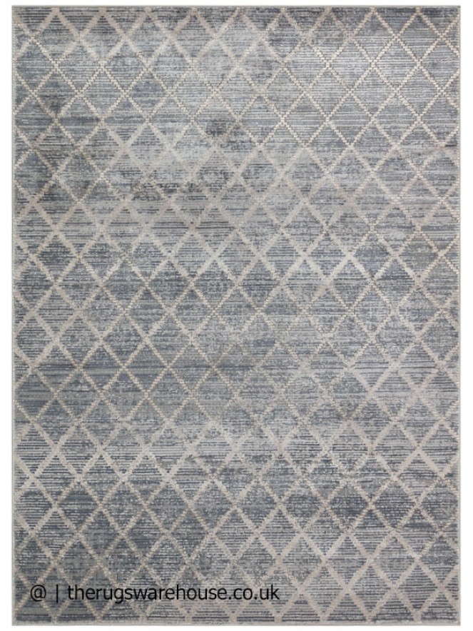 Luzon Geo Blue Rug - 7