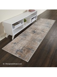 Luzon Distressed Taupe Mix Runner - Thumbnail - 2
