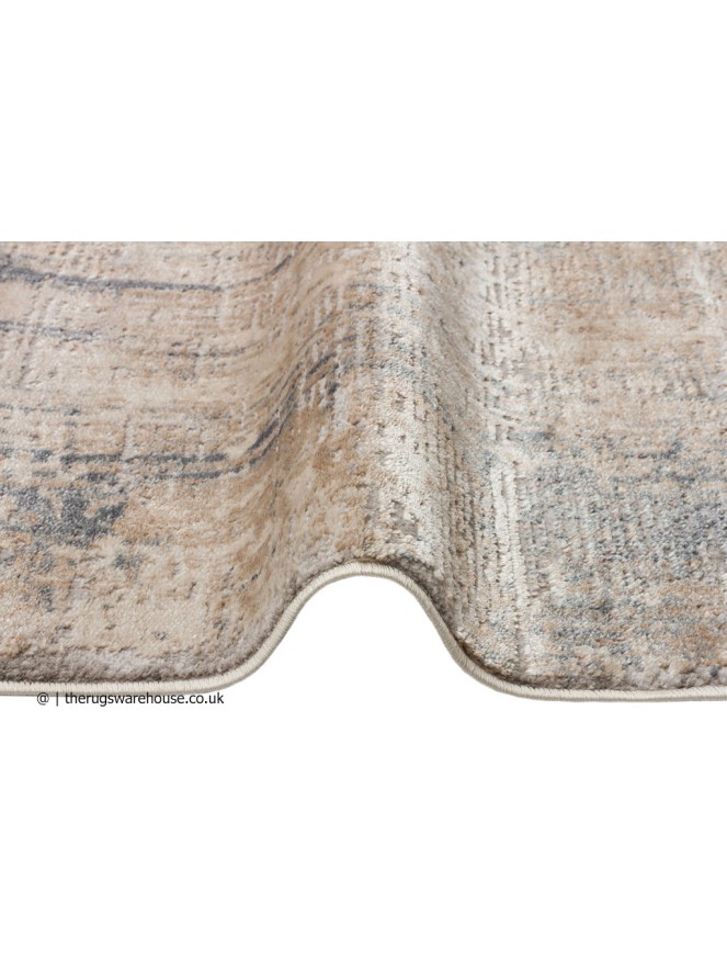 Luzon Distressed Taupe Mix Runner - 4
