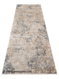 Luzon Distressed Ivory Mix Runner - Thumbnail - 6