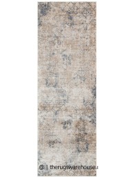 Luzon Distressed Ivory Mix Runner - Thumbnail - 7