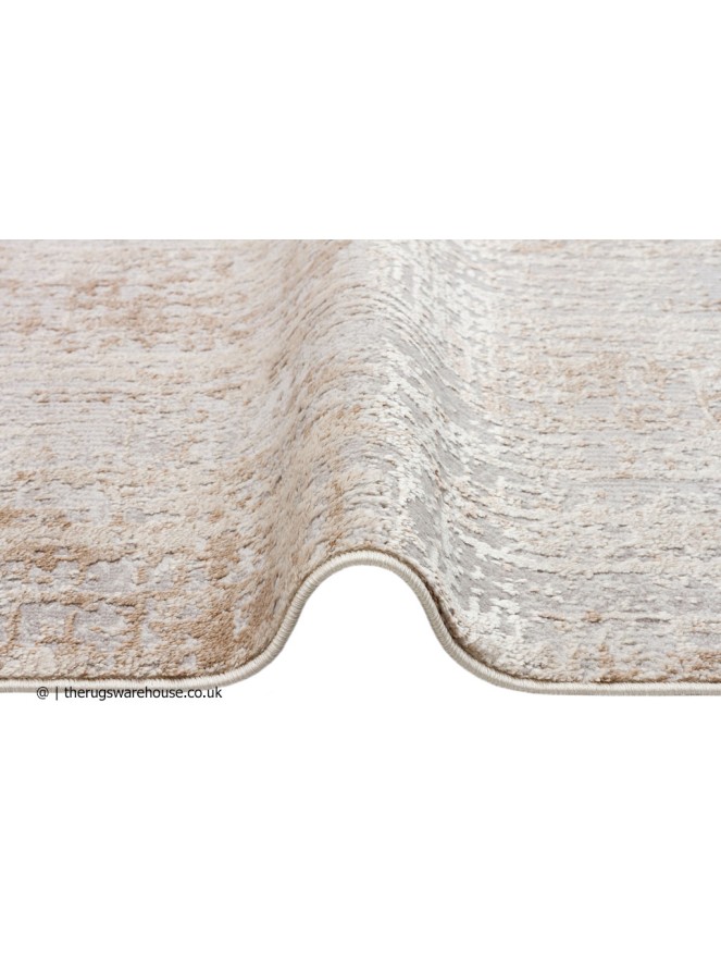 Luzon Distressed Ivory Grey Runner - 4