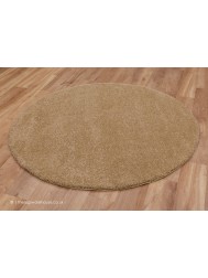 Mehari Golden Brown Circle Rug - Thumbnail - 2