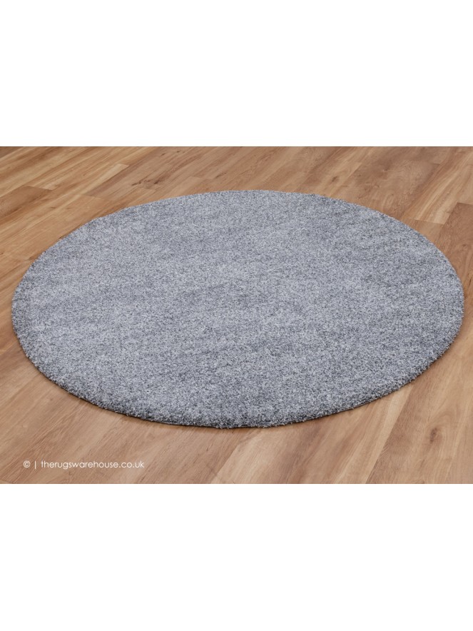 Mehari Grey Mix Circle Rug - 2