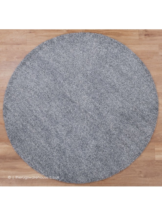 Mehari Grey Mix Circle Rug - 7