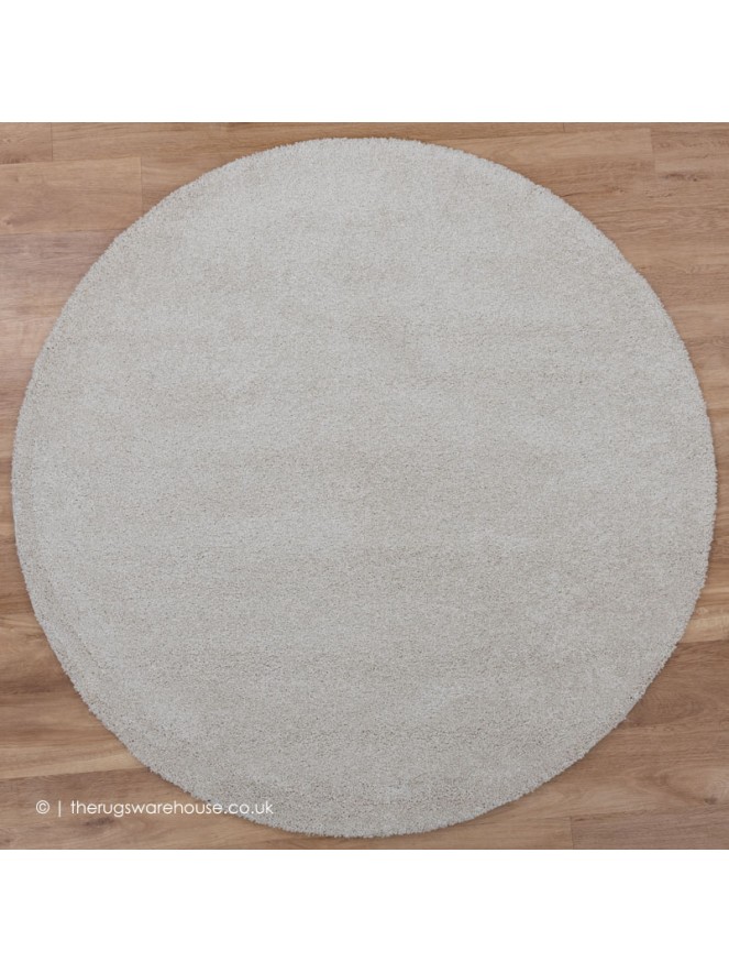 Mehari White Circle Rug - 7