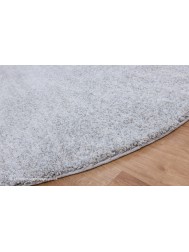 Mehari White Grey Mix Circle Rug - Thumbnail - 3