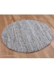 Dunya Beige Silver Circle Rug - Thumbnail - 2