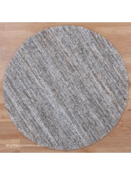 Dunya Beige Silver Circle Rug - Thumbnail - 6