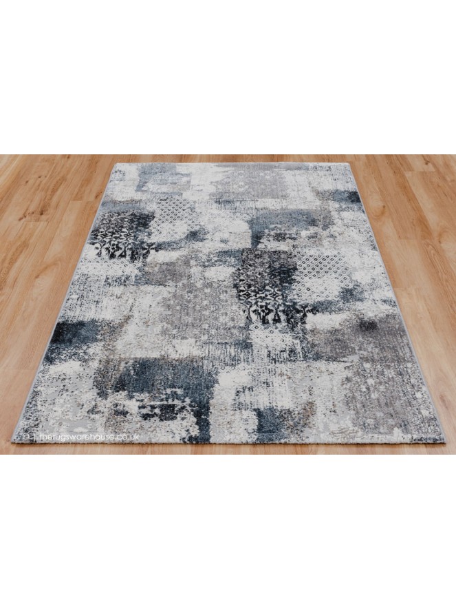 Nima Grey Cream Rug - 2