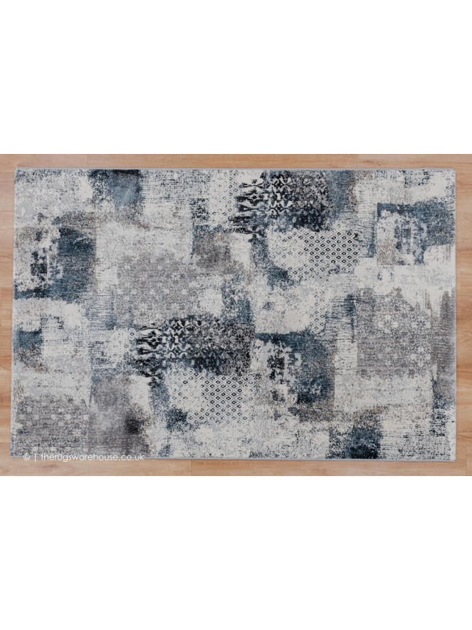 Nima Grey Cream Rug - 8