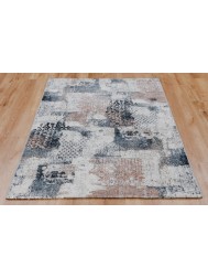 Nima Grey Orange Rug - Thumbnail - 2