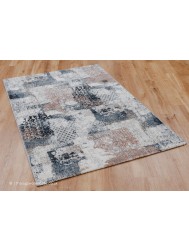 Nima Grey Orange Rug - Thumbnail - 3