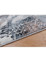 Nima Grey Orange Rug - Thumbnail - 4