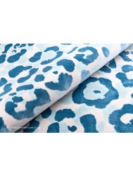 Leopard Quest Blue Rug - Thumbnail - 5