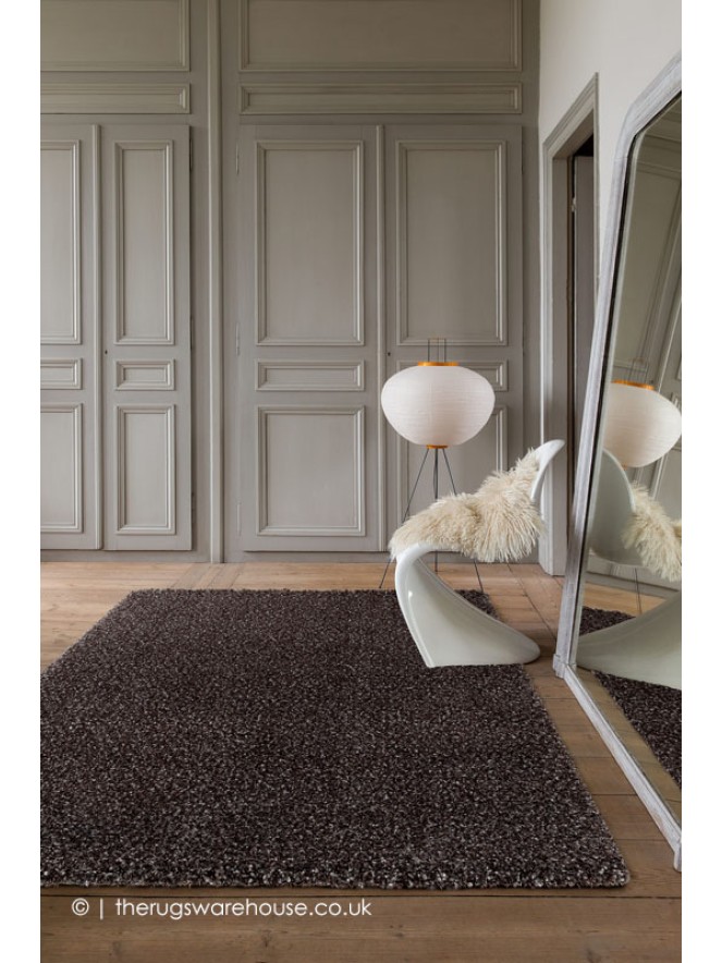 Galaxy Charcoal Silver Rug - 2