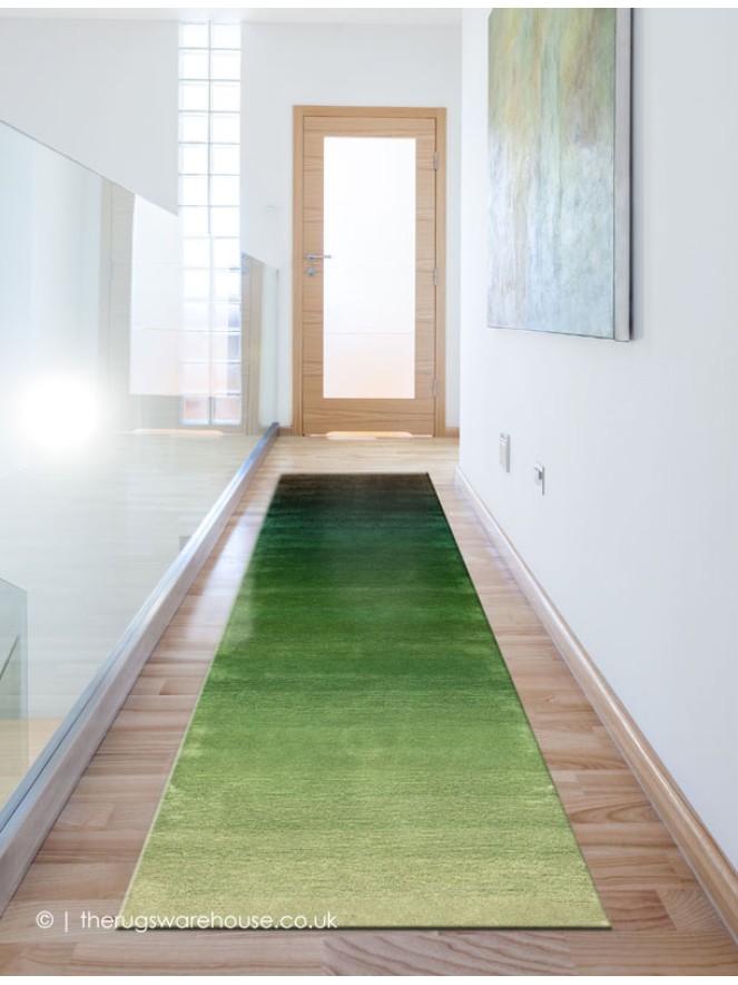 Ombre Green Runner - 2