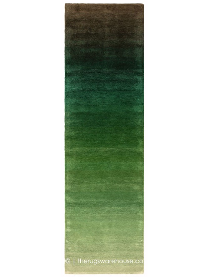 Ombre Green Runner - 5