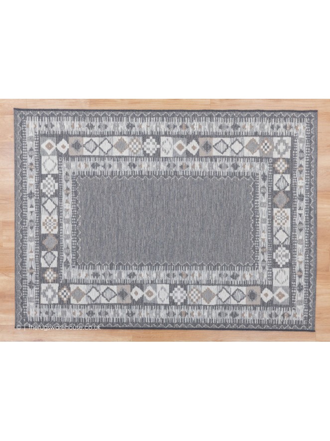 Fitzroy Dark Grey Rug - 8