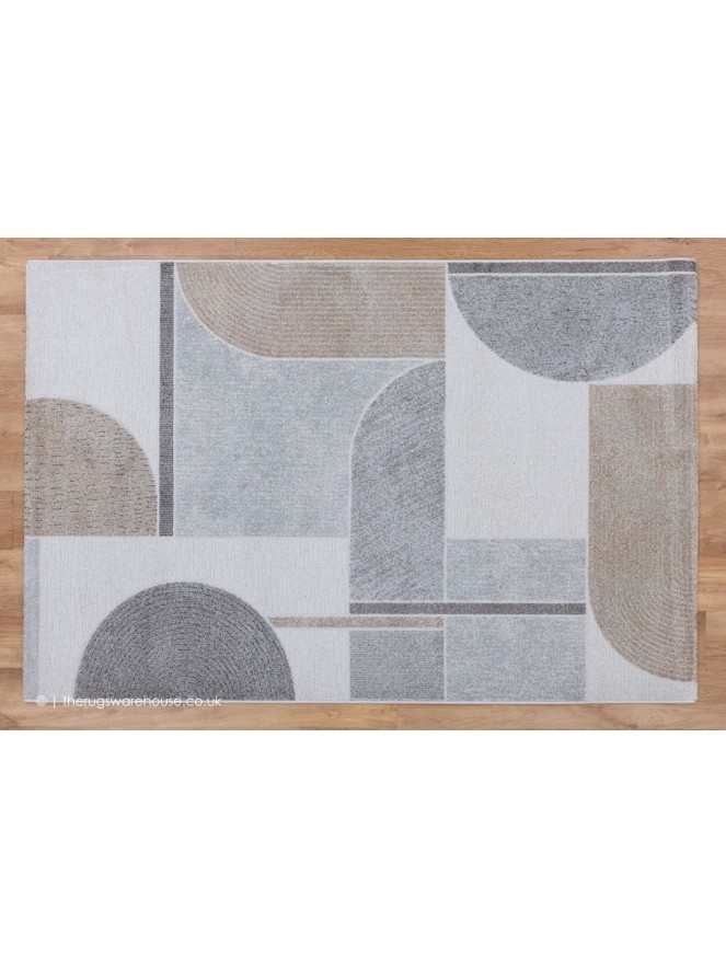 Lagoon Grey Beige Rug - 7