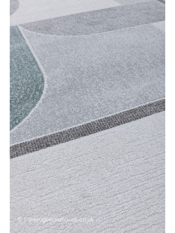 Lagoon Grey Teal Rug - 6