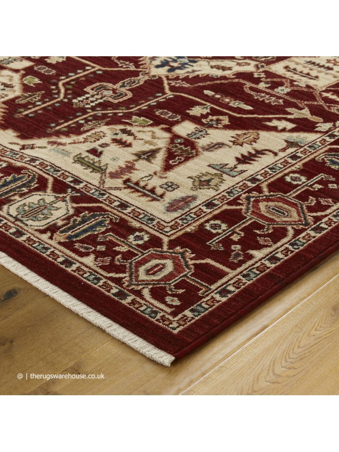 Nomad 1801X Red Cream Rug - 5