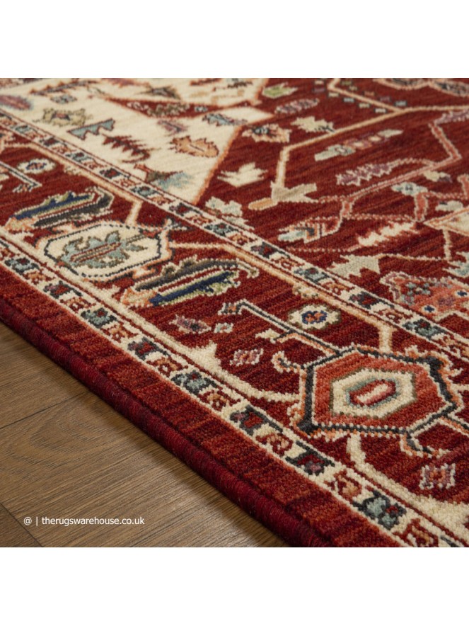 Nomad 1801X Red Cream Rug - 7