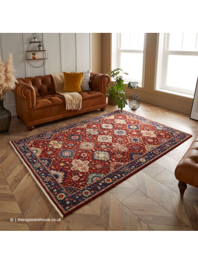 Nomad 4601S Red Blue Rug - 2