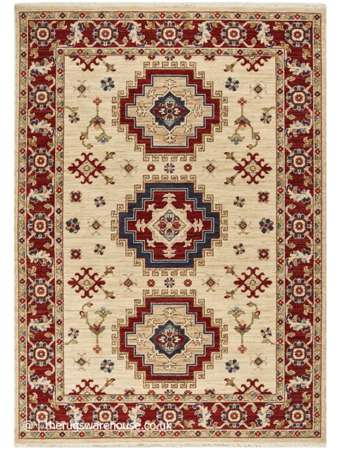 Nomad 5561J Cream Red Rug - 8