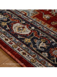 Sarouk 1144R Red Rug - Thumbnail - 4