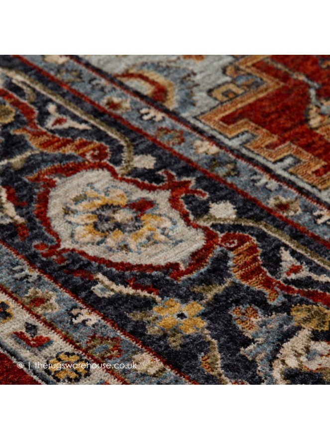 Sarouk 1144R Red Rug - 5