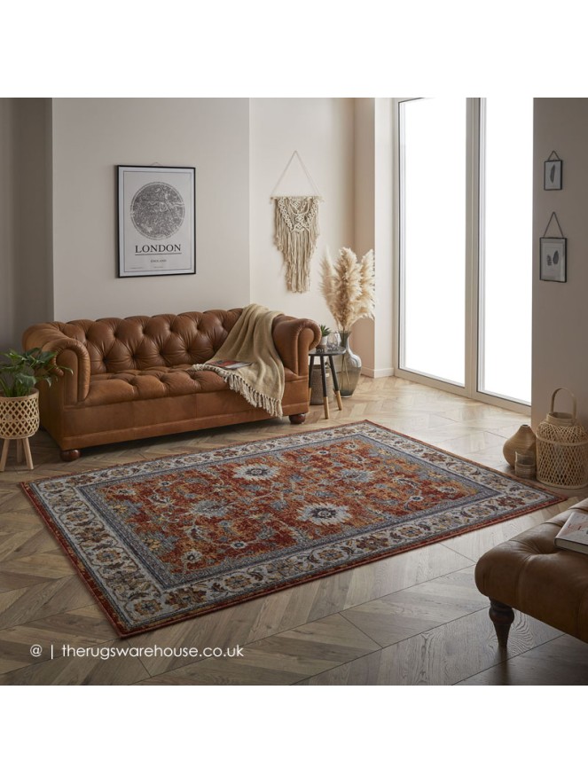 Sarouk 53R Terra Rug - 2