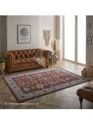 Sarouk 561C Red Rug - Thumbnail - 2