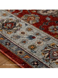 Sarouk 561C Red Rug - Thumbnail - 4