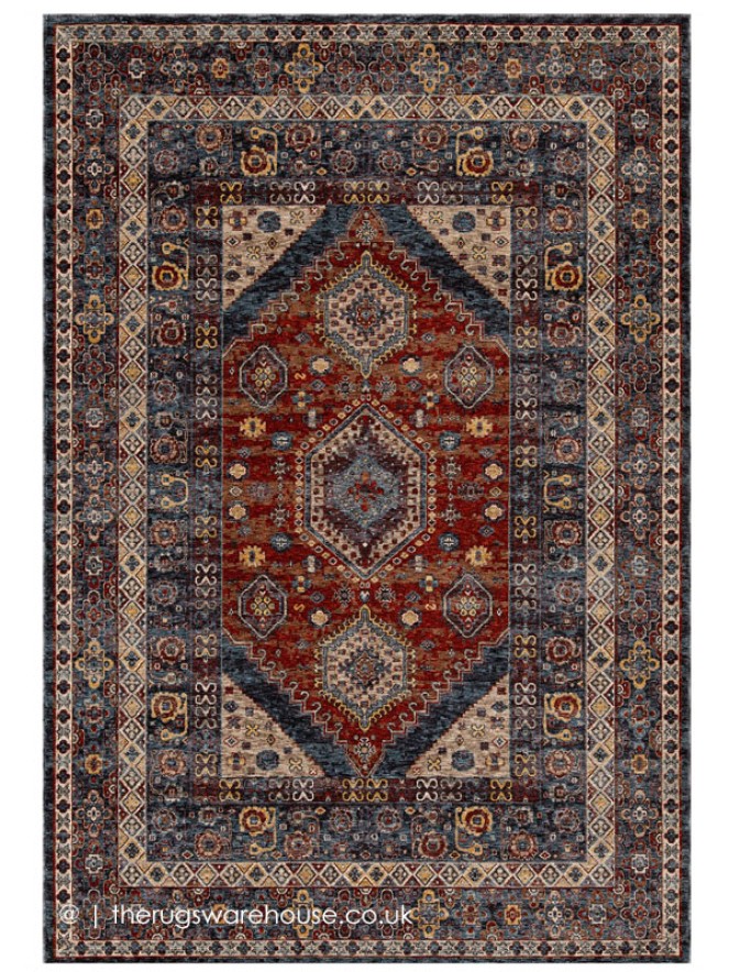 Sarouk 8022E Blue Rug - 7