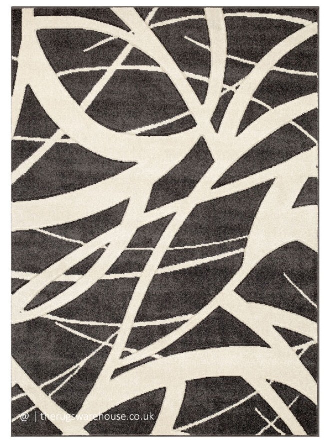 Portland Swirl Charcoal Rug - 8