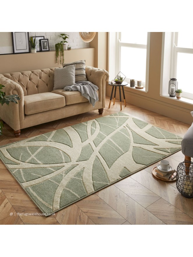 Portland Swirl Mint Rug - 2