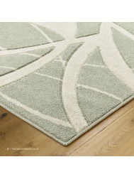 Portland Swirl Mint Rug - Thumbnail - 4