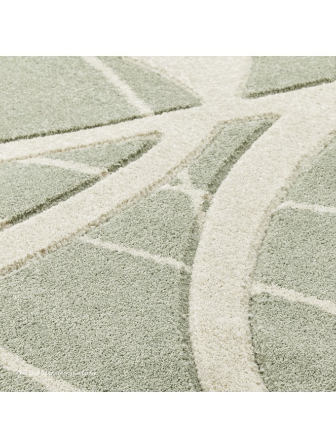 Portland Swirl Mint Rug - 6