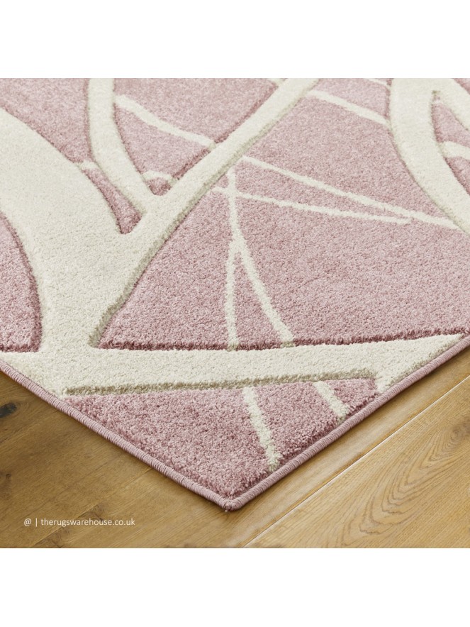 Portland Swirl Pink Rug - 4