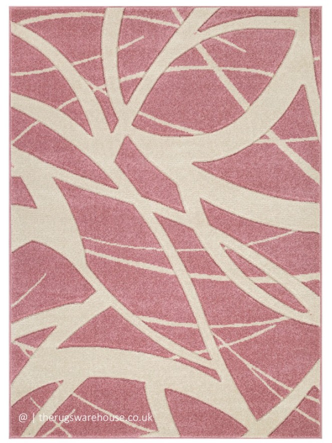 Portland Swirl Pink Rug - 8